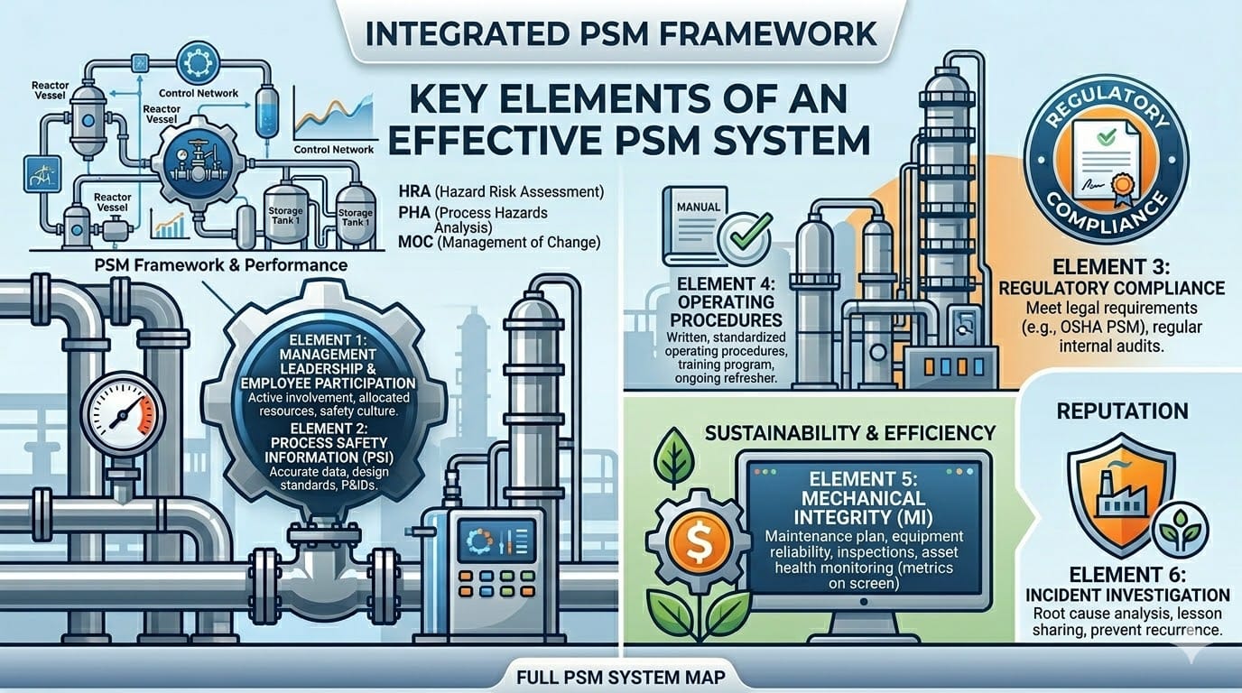 Key Elements of an Effective Process Safety Management System