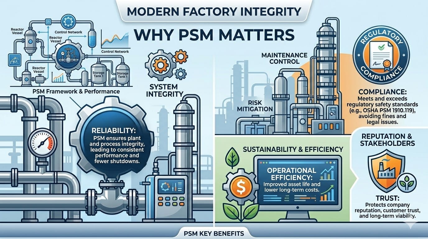 Why Process Safety Management Matters for Modern Factories