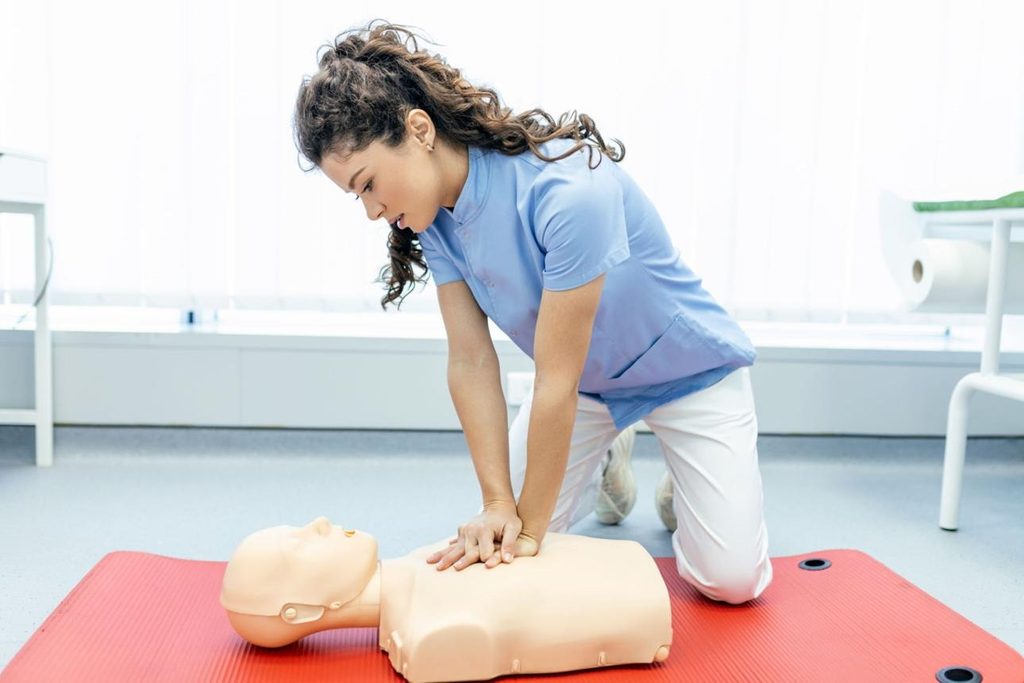 Begin Chest Compressions